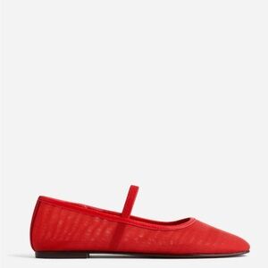 Madewell Red Mesh Flats - 9-M NIB